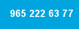 965 222 63 77 965 222 63 77